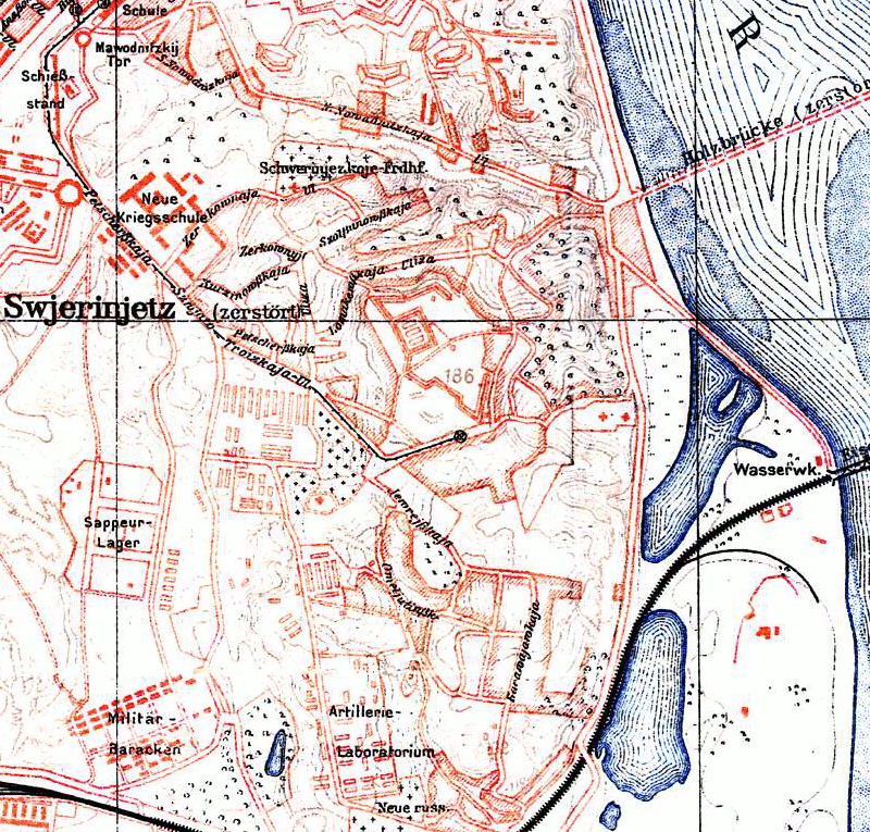 Немецкая карта 1918